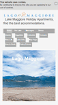 Mobile Screenshot of lagomaggioreapartments.com